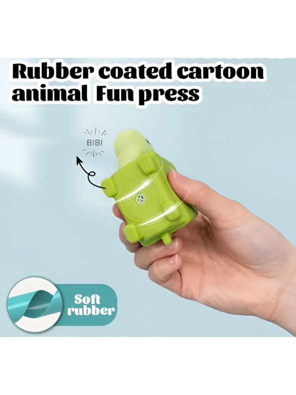 RubberJoy Critters – Colorful Squeaky Bath Toys for Kids | Soft Vinyl Cartoon Animals | Educational & Fun Tub Time Toy Set