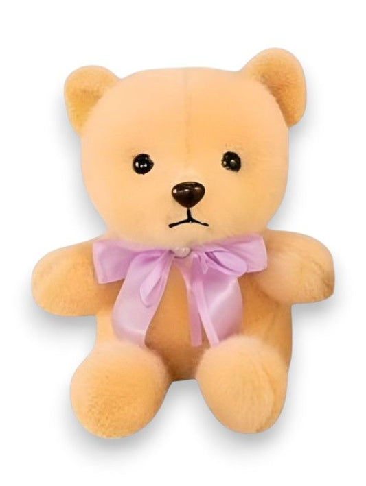 BROWN - SoftiePaws 8 Inch Teddy Bear Plush Toy – Cute & Cuddly Soft Toy for Kids & Babies - MS14516