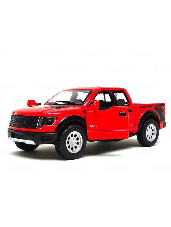 Red - Rapyot F-150 62L – Friction-Powered Raptor F-150 Truck Toy with Lights & Sound Effects - MS13440.