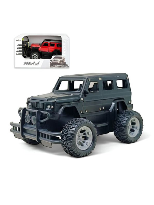 Black - Off-Road Xtreme – Metal Body Rechargeable Remote Control Rock Climbing Racing Car with LED Lights – Assorted Colors - MS11042.