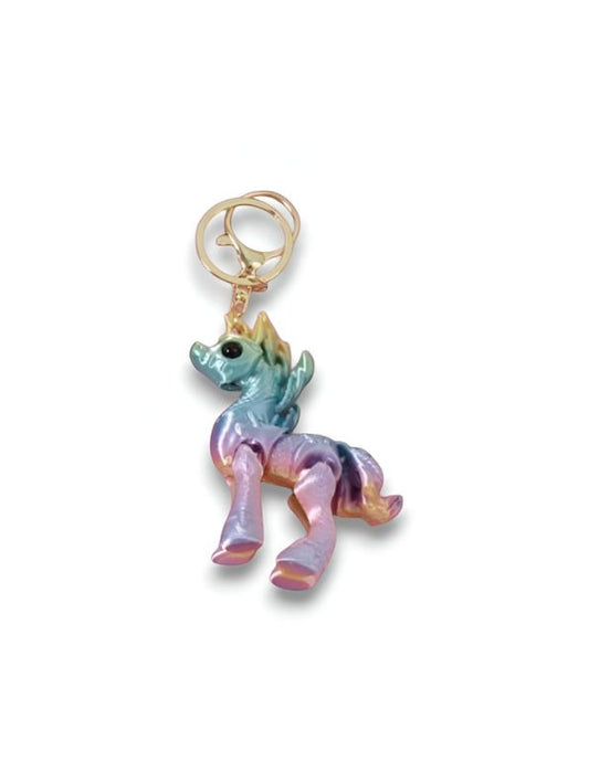 Cute 3D Unicorn Keychain for Girls & Kids | Adorable Rainbow Unicorn Bag Charm | Perfect Birthday Gift & Party Favor NOVGBT-50410