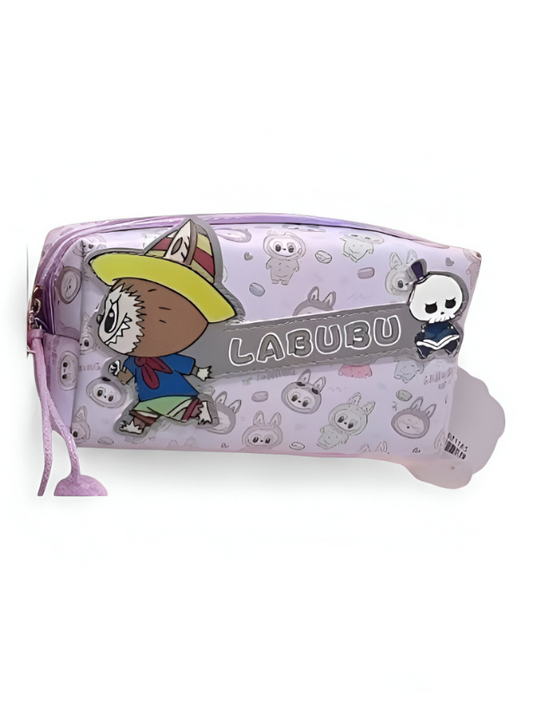 Purple - LABUBU The Monsters Plush Cosmetic Bag | POP MART Accessory Pouch with Zipper NOVHBC-1881185