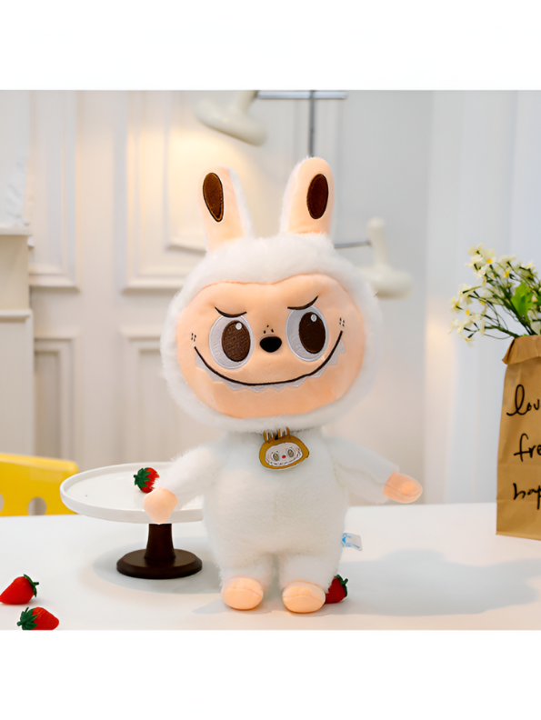 White - Labubu Plush Toy | POP MART The Monsters Series Stuffed Animal LMI15568.