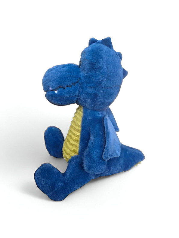 Fluffy Blue Dragon Soft Plush Toy - The Perfect Cuddly Companion for Kids LMI15458