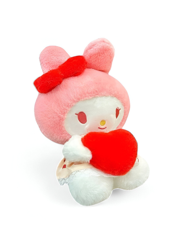 My Melody Plushie with Red Heart – Official Sanrio Stuffed Animal LMI11451