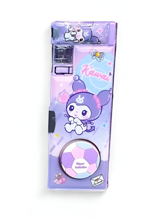 Kawai Double-Sided Pencil Case: Magnetic Closure & Built-in Sharpener for School NOVHBC-1881260