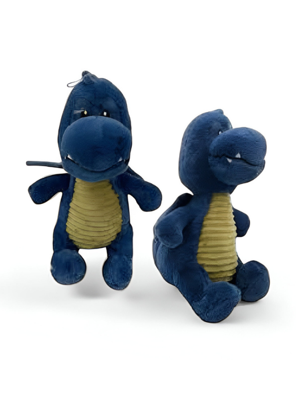 Fluffy Blue Dragon Soft Plush Toy - The Perfect Cuddly Companion for Kids LMI15458