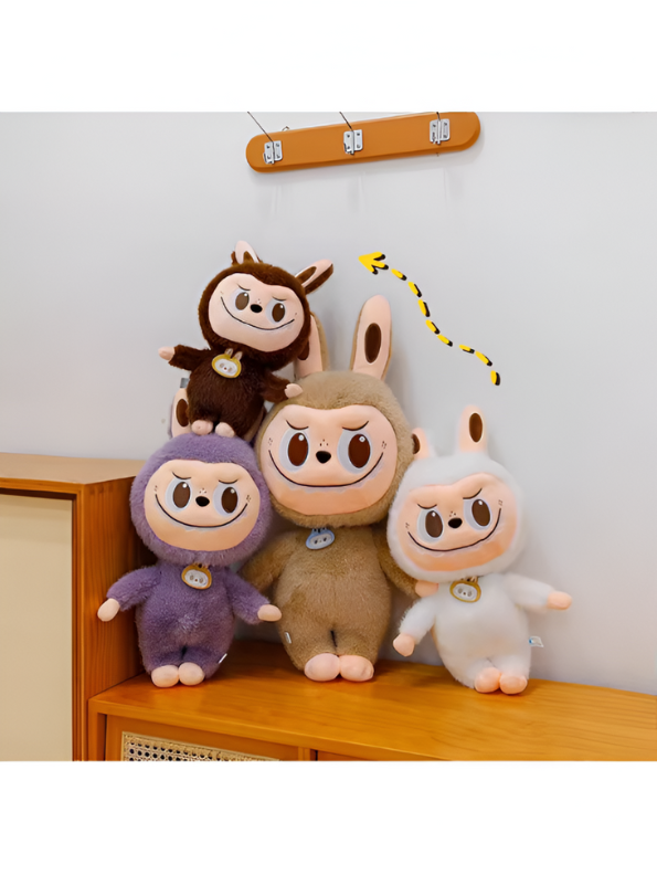 White - Labubu Plush Toy | POP MART The Monsters Series Stuffed Animal LMI15568.