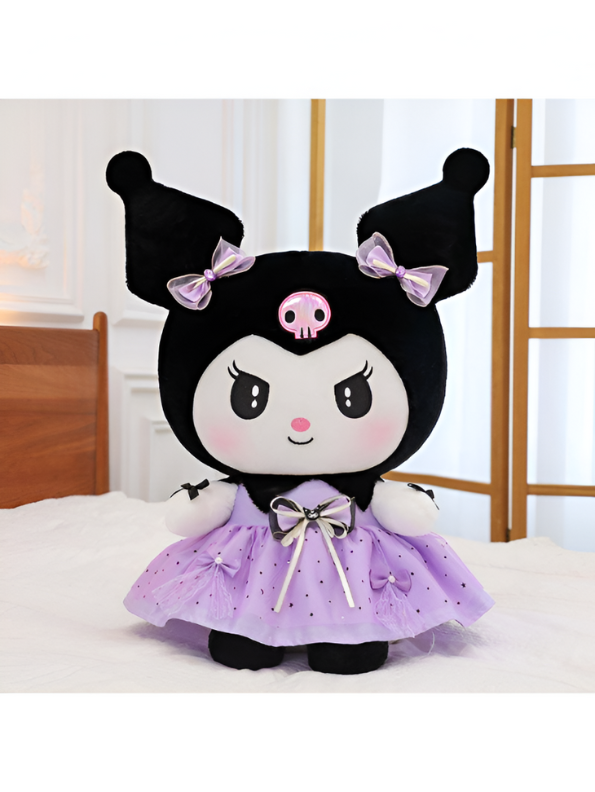 Kawaii Kuromi Plush Doll | Soft & Cuddly Sanrio Collectible LMI15437