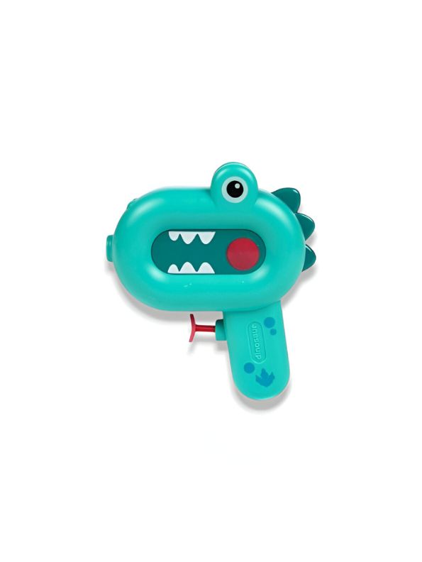 Green - Cute Dinosaur Water Pistol – Fun Animal Spray Gun Toy for Kids Outdoor Play.