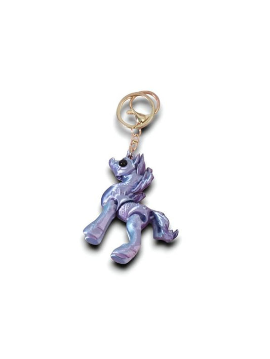 Purple - Cute 3D Unicorn Keychain for Girls & Kids | Adorable Rainbow Unicorn Bag Charm | Perfect Birthday Gift & Party Favor NOVGBT-50410
