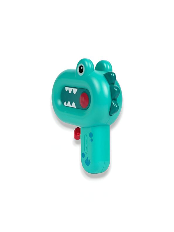 Green - Cute Dinosaur Water Pistol – Fun Animal Spray Gun Toy for Kids Outdoor Play.