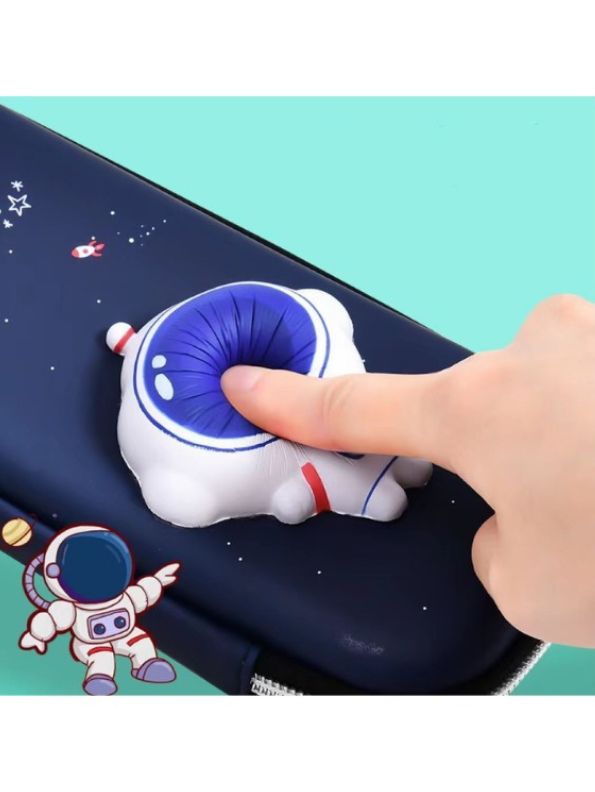 Multifunctional Astronaut Pencil Case for Boys & Girls | Space Theme Hardtop Pencil Box NOVGBT2405.