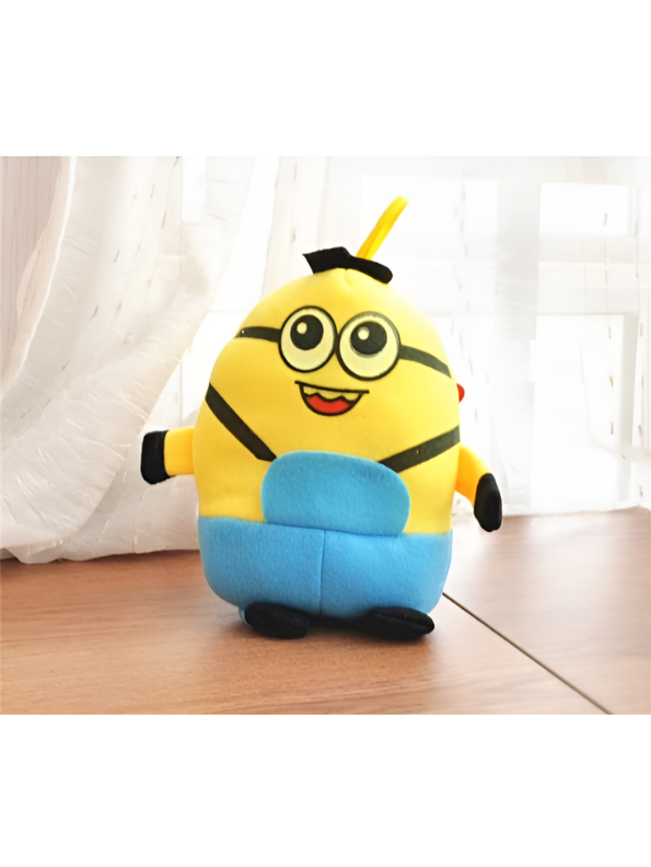 Minion Stuffed Toy with Goggles, Small Soft Plush Despicable Me Character Toy For Kids LMI11461