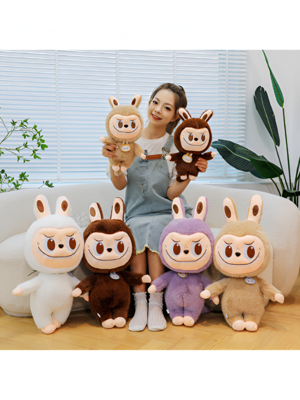White - Labubu Plush Toy | POP MART The Monsters Series Stuffed Animal LMI15568.