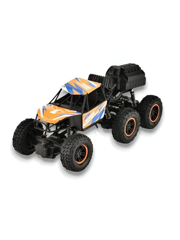 6-Wheel RC Monster Truck - Off-Road Climbing RC Car with Remote Control