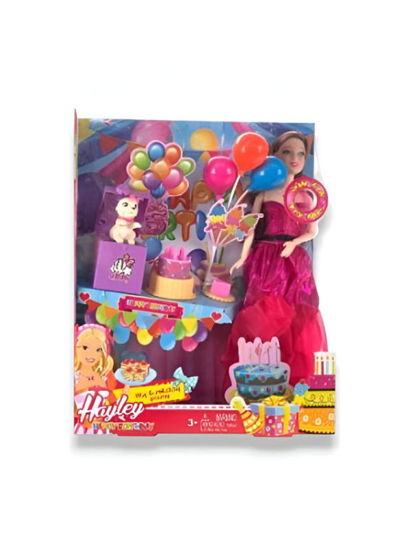 Barbie Birthday Celebration Doll with Cake and Accessories | Perfect Gift for Girls NX13255
