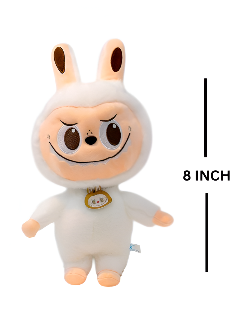 White - Labubu Plush Toy | POP MART The Monsters Series Stuffed Animal LMI15568.