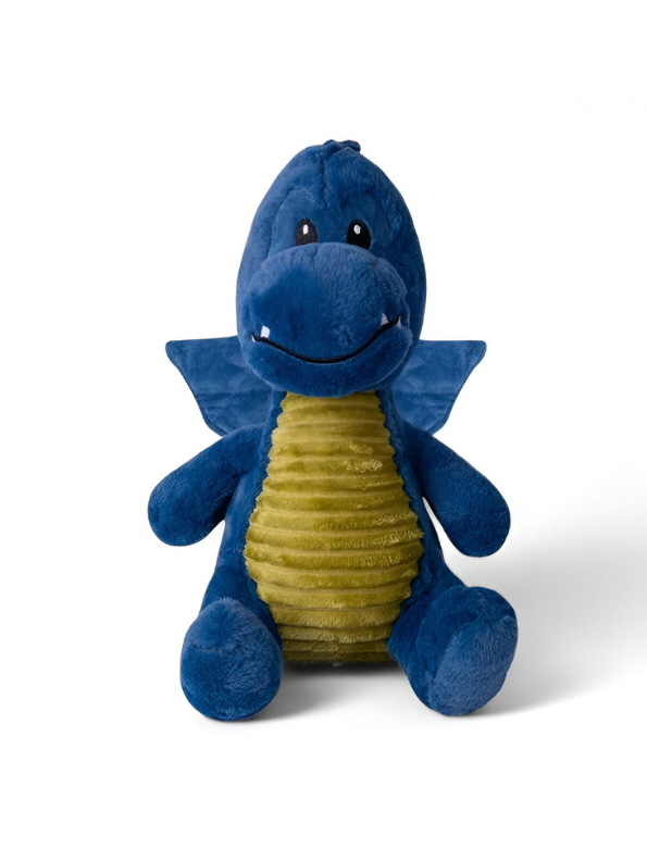 Fluffy Blue Dragon Soft Plush Toy - The Perfect Cuddly Companion for Kids LMI15458