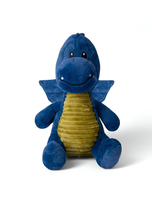 Fluffy Blue Dragon Soft Plush Toy - The Perfect Cuddly Companion for Kids LMI15458