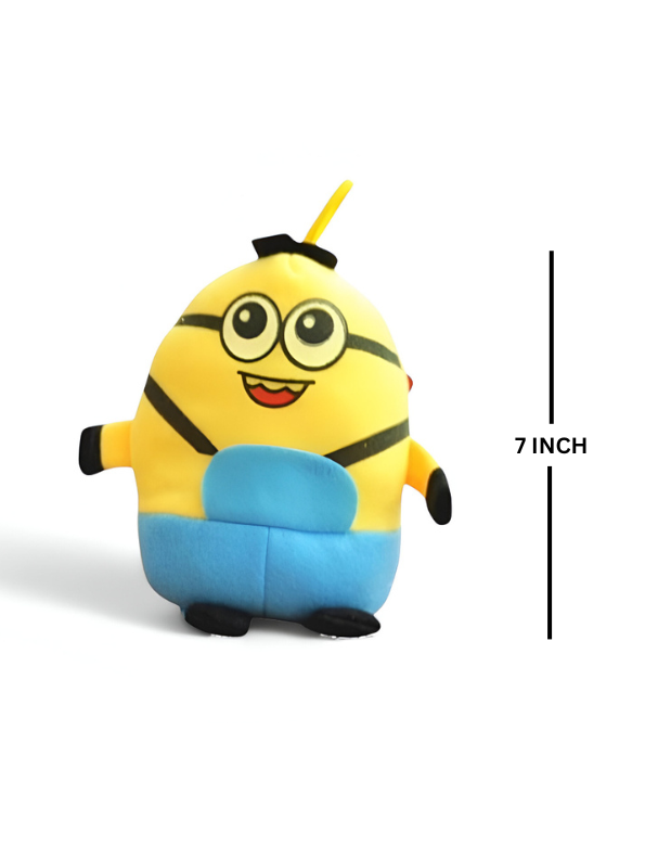 Minion Stuffed Toy with Goggles, Small Soft Plush Despicable Me Character Toy For Kids LMI11461