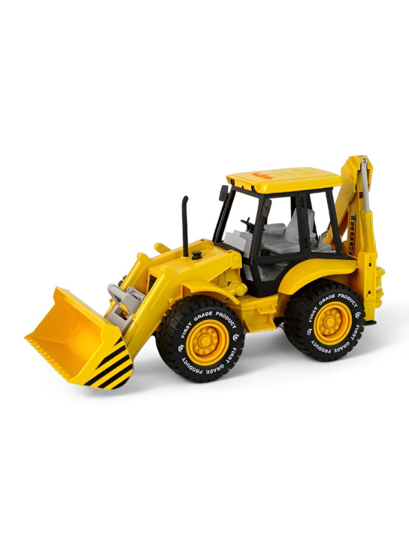 riction Powered Excavator Loader Construction Truck Toy with Lights & Sounds, 180° Rotating Digging Arm, Heavy Duty Engineering Vehicle, Model LMI12062
