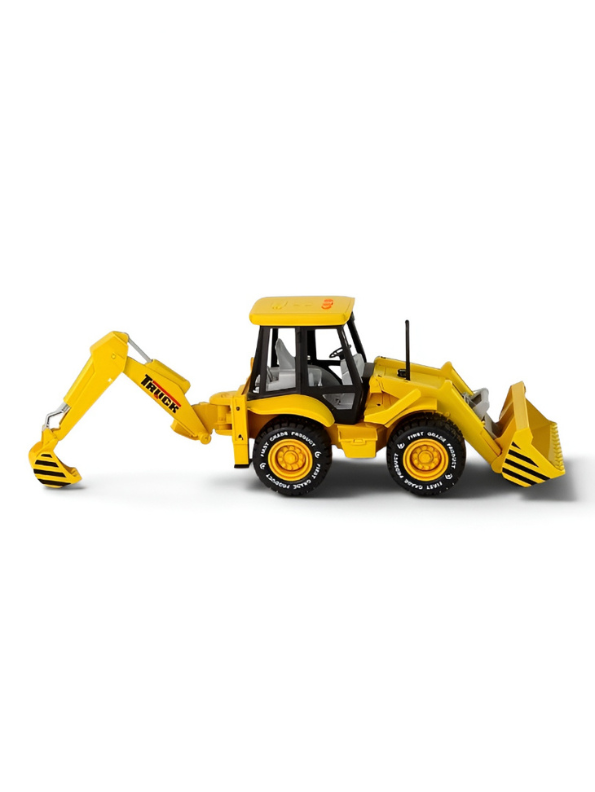 riction Powered Excavator Loader Construction Truck Toy with Lights & Sounds, 180° Rotating Digging Arm, Heavy Duty Engineering Vehicle, Model LMI12062