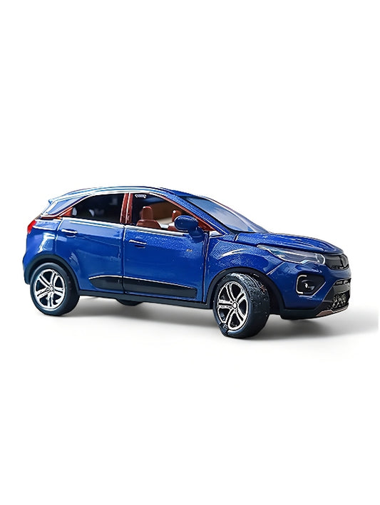 Tata Nexon Metal Model Diecast Car - Blue (T-M-15) - Toyloft