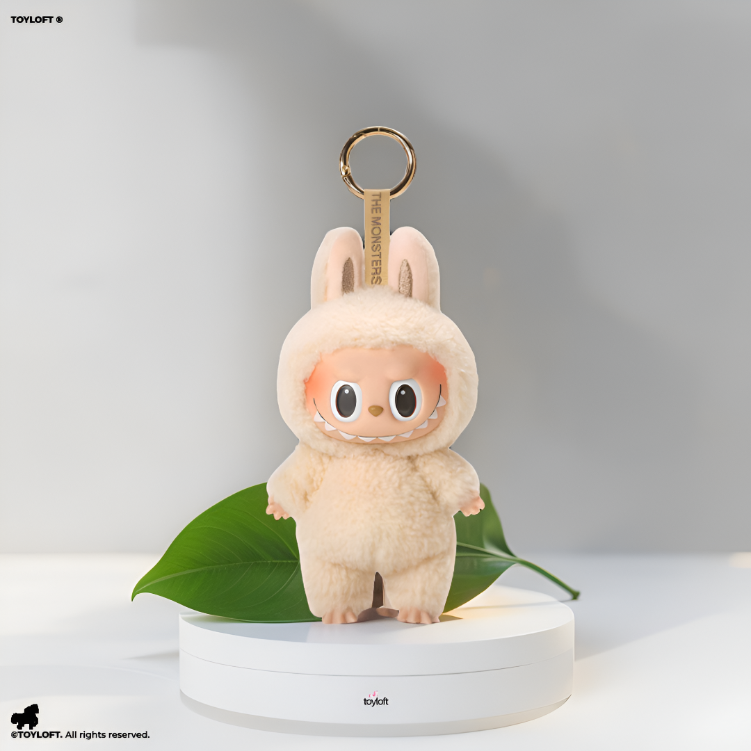 Blind Box - Sea Salt Coconut - Official Authentic Barcoded Pop Mart Labubu Plush Keychain – Limited-Edition Fuzzy Bunny‑Eared Monster - THE MONSTERS - Exciting Macaron Collection