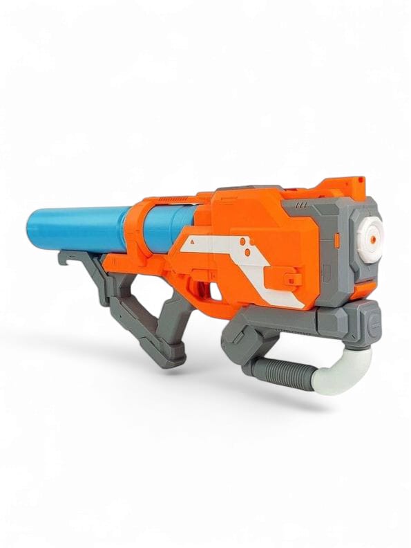 Sledgefire Blaster Water Gun – High-Performance Long-Range Toy for Kids and Adults - Orange