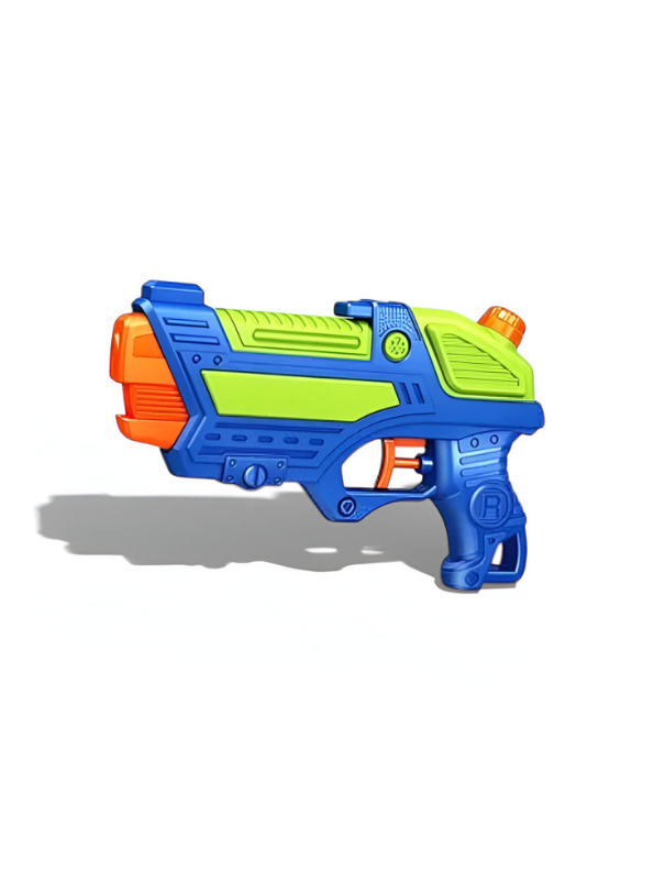 Large Capacity Long Range Water Gun Blaster – Outdoor Summer Squirt Toy for Kids & Adults, Blue/Green LMI16080