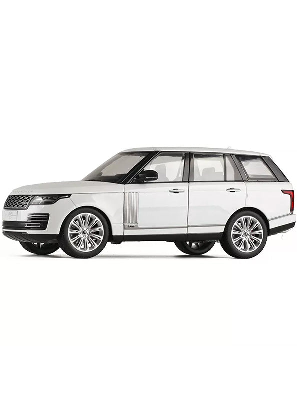 Range Rover Diecast Car Metal - White - Scale 1:18 - Large Size - Signature Variant